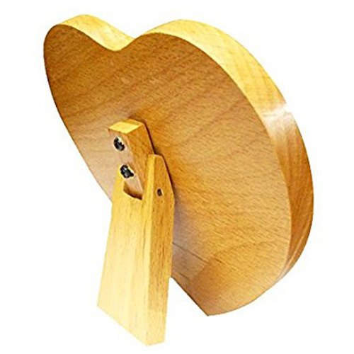 Unique single heart wooden engraved gift for father 