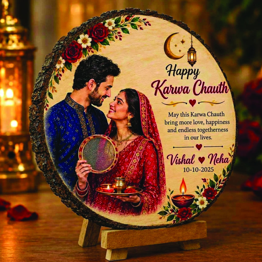giftana wooden photo  frame (8.5x8.5)