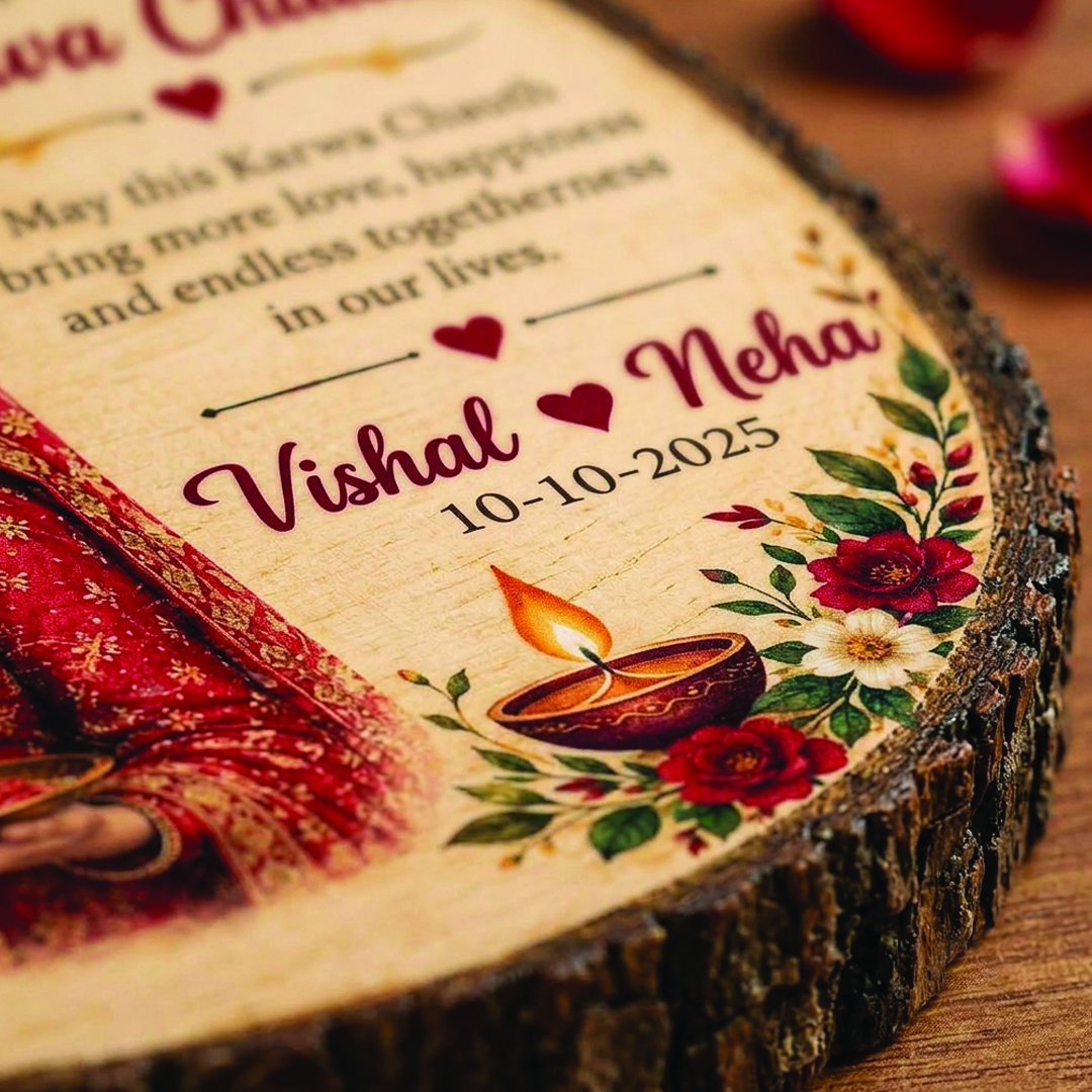 giftana wooden photo  frame (8.5x8.5)