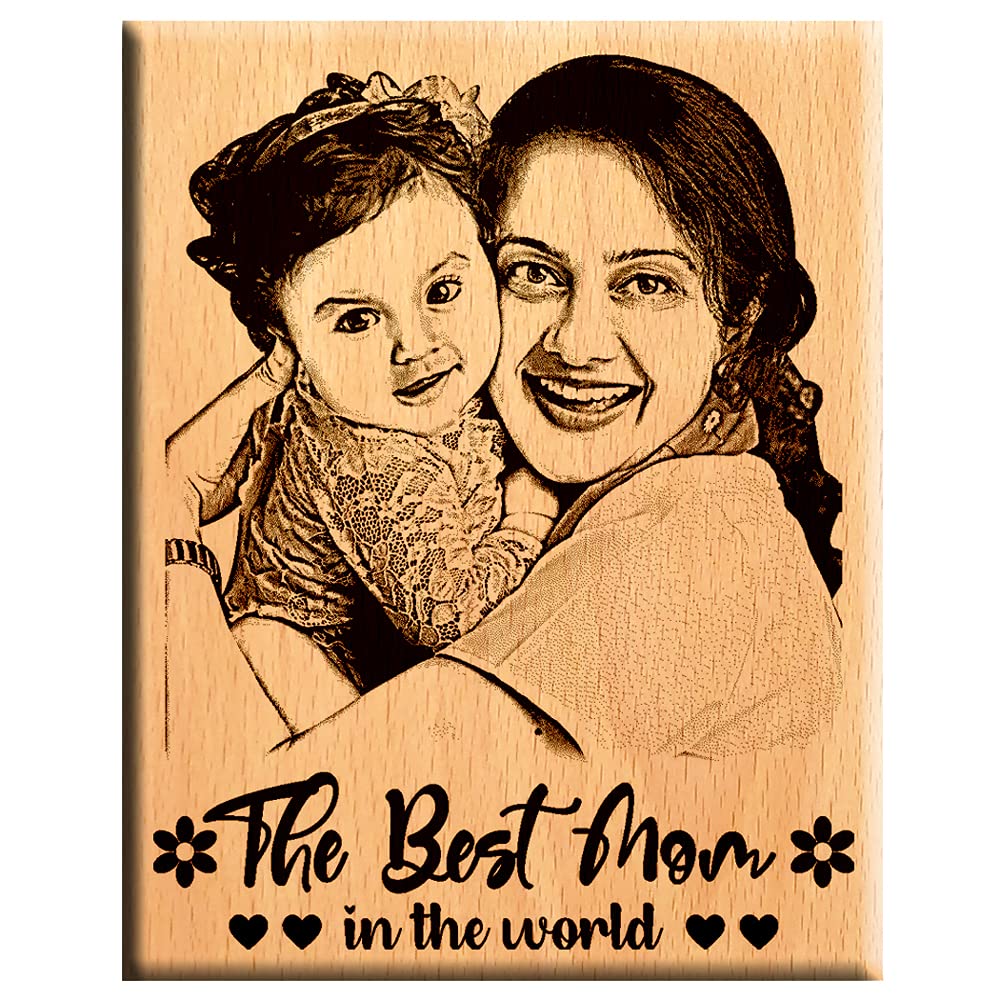 Best mom in the world sepcial wooden engraved plaque 