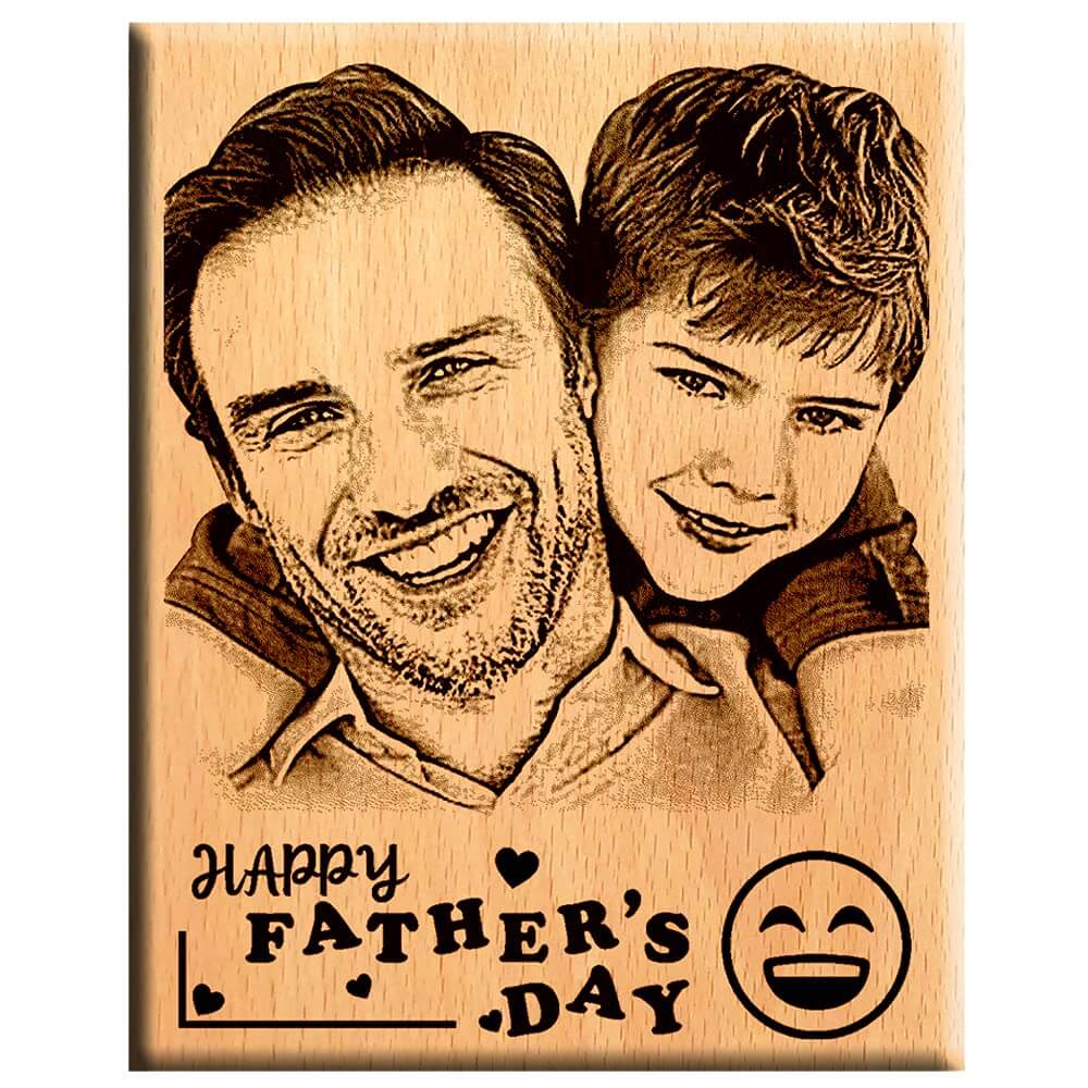 Giftanna Father's day special gifts - Engraved Wooden Plaques