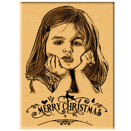 Merry Christmas special Personalized wooden engraved plaque  