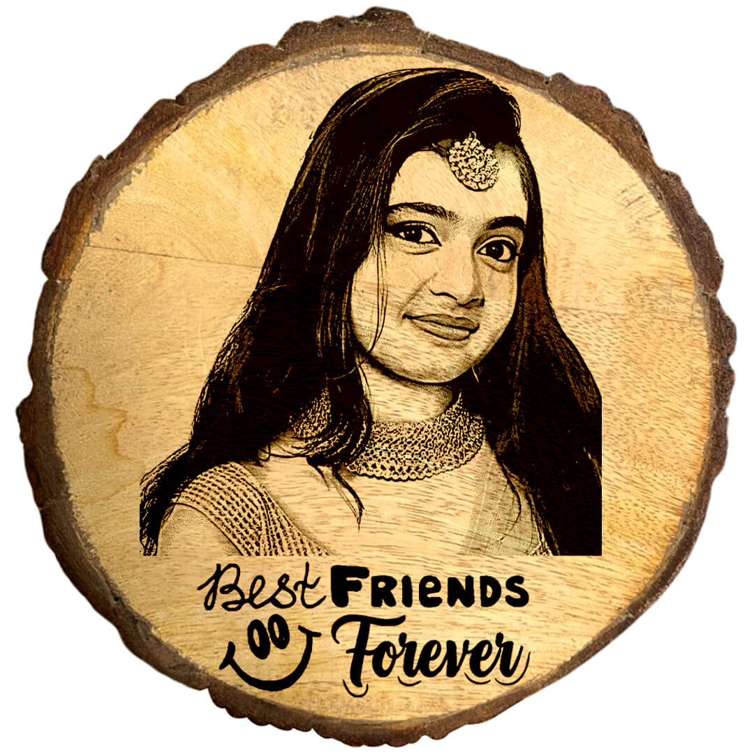 Amazing gift Unique personalized engraved  Wooden Plaque for  Friendship Day